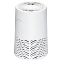 Amazon Basics white air purifier for home and office